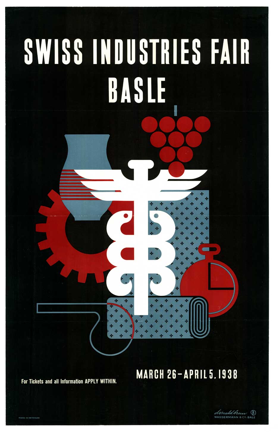 SWISS INDUSTRIES FAIR BASLE - 1938