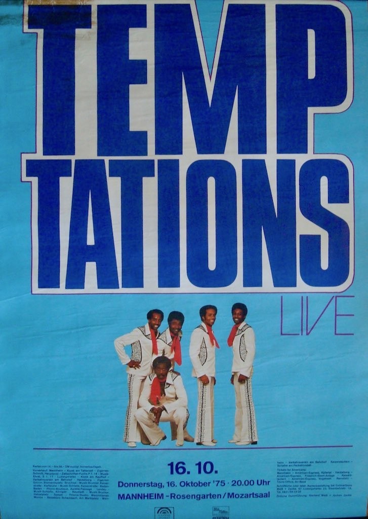 Temptations: Mannheim 1975