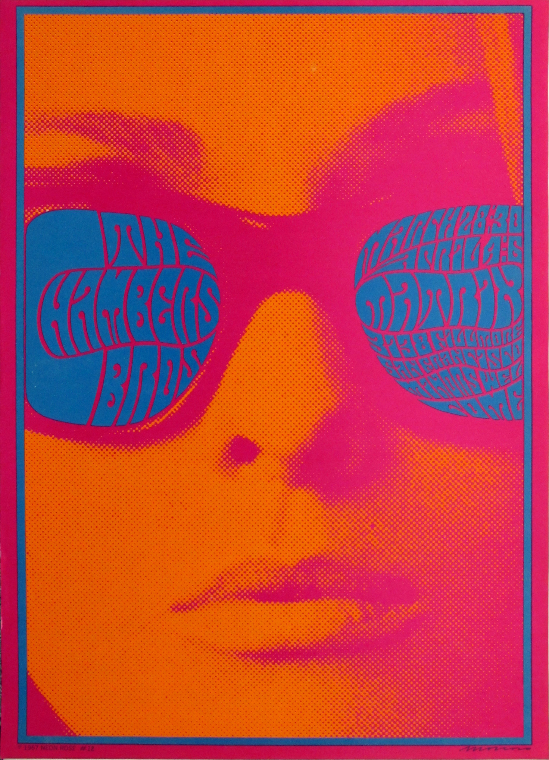 The Chambers Brothers Concert Poster.