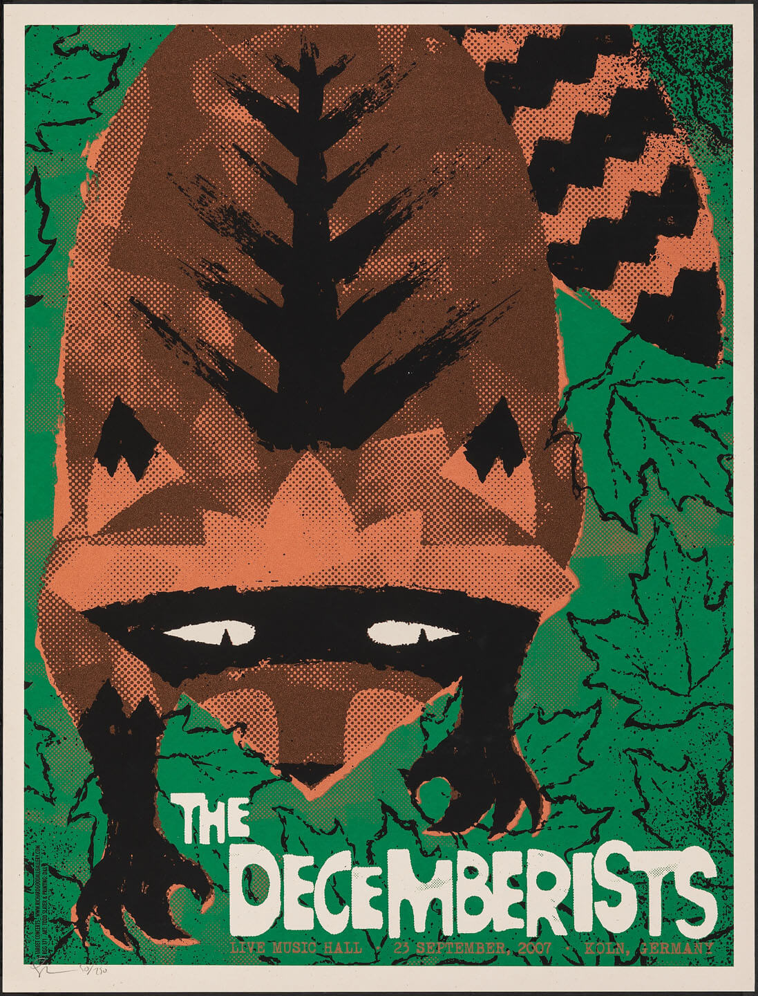 The Decemberists at Live Music Hall Concert Poster