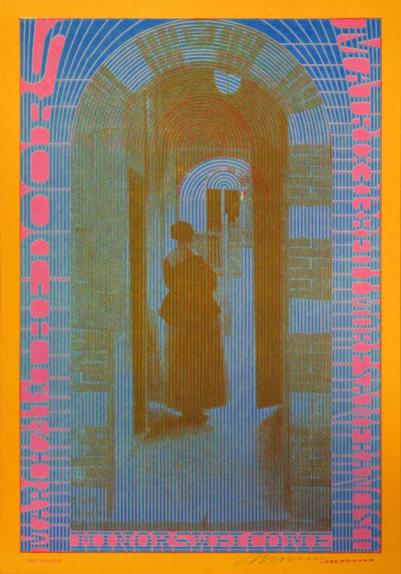 The Doors Original Concert Poster / Fillmore