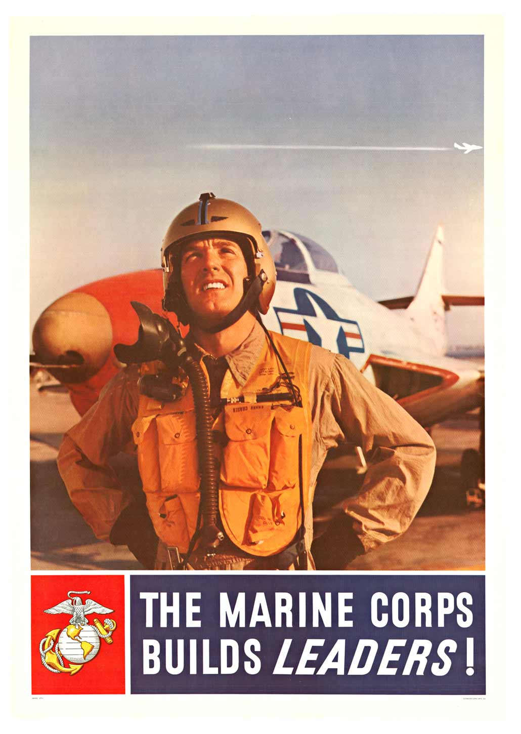 The Marine Corps Builds Leaders! – 1967 U.S. Marine Corps Recruiting Poster