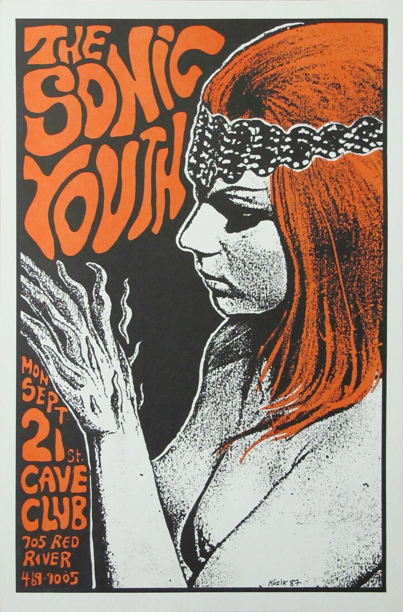The Sonic Youth Original Concert Poster