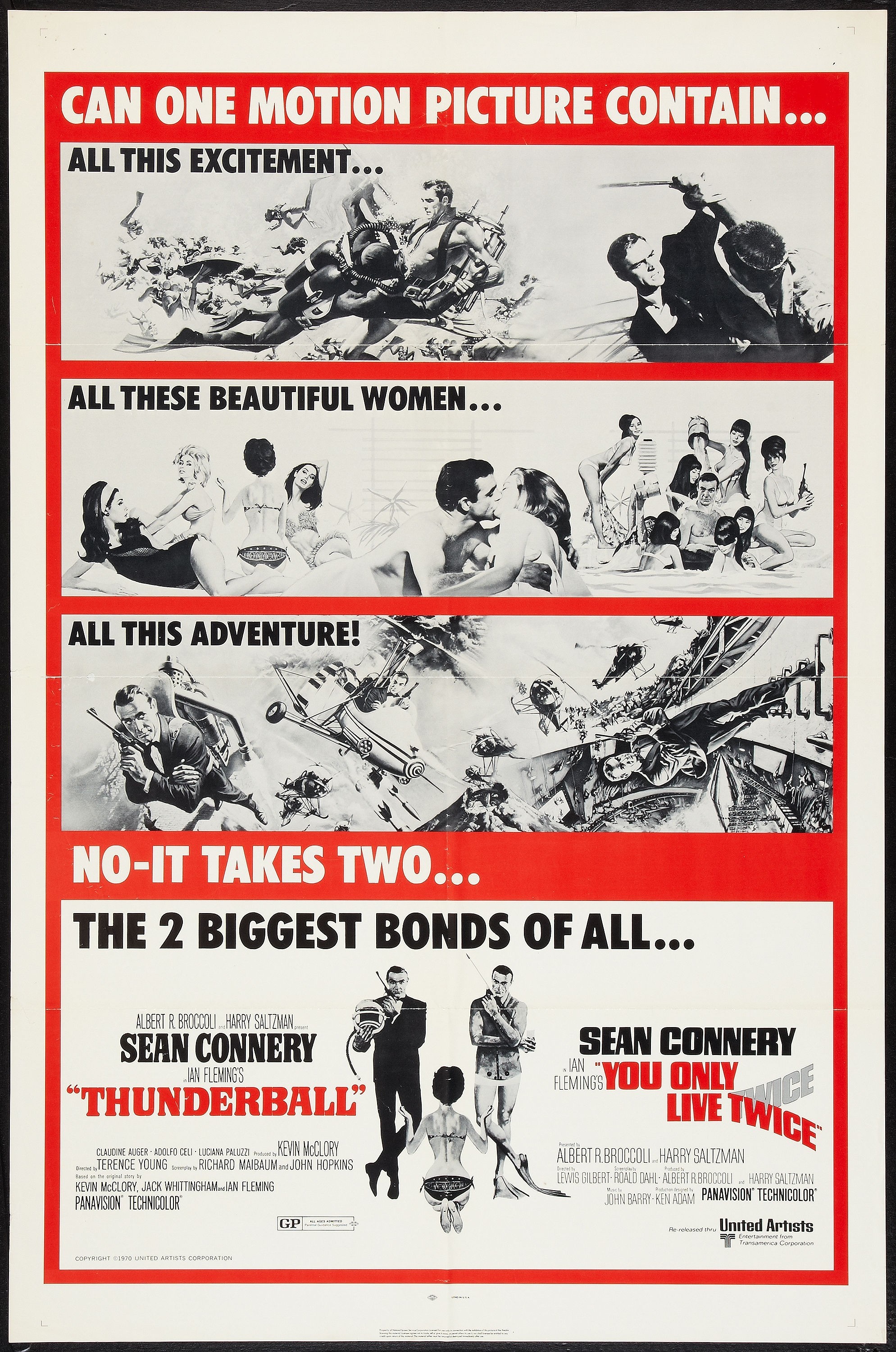 Thunderball / You Only Live Twice Combo