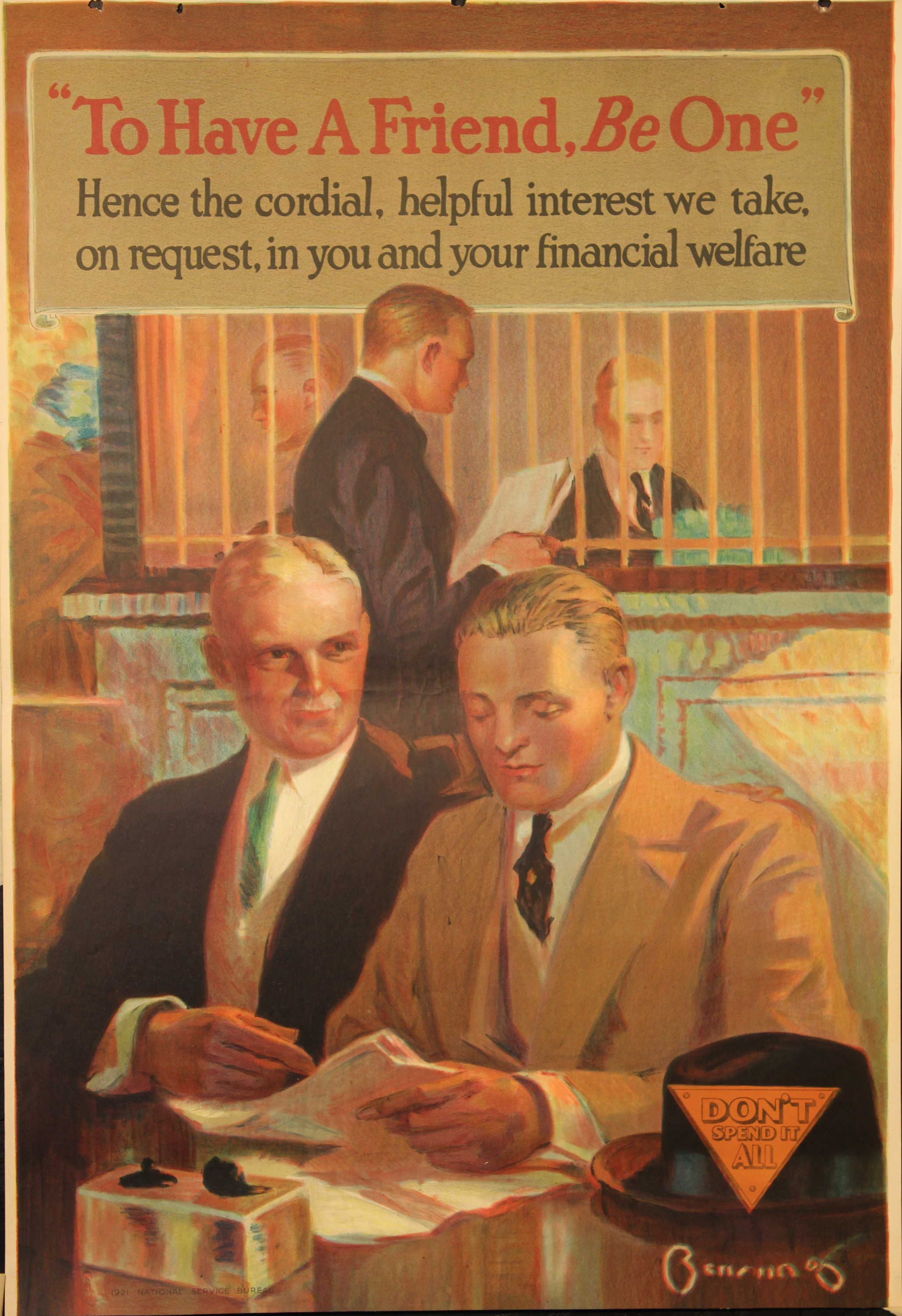 To Have A Friend, Be One Banking Poster