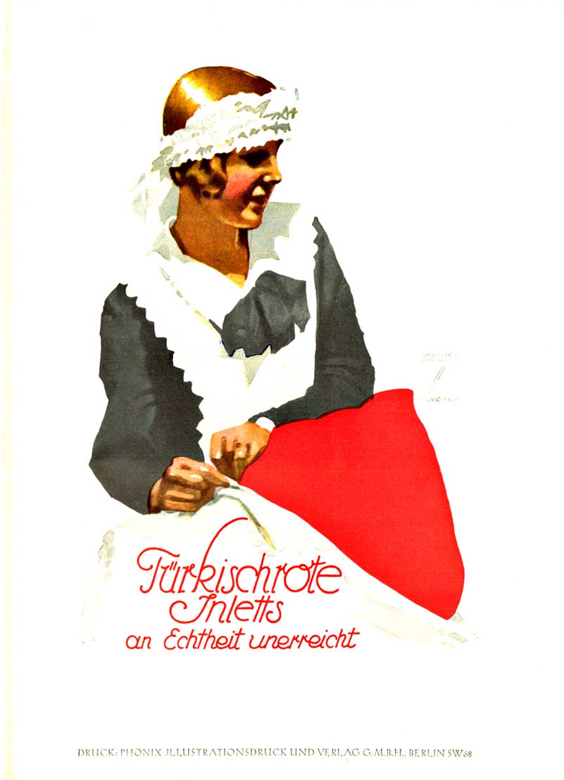 Turkischrote Inlets an Echtheit Unerreict
