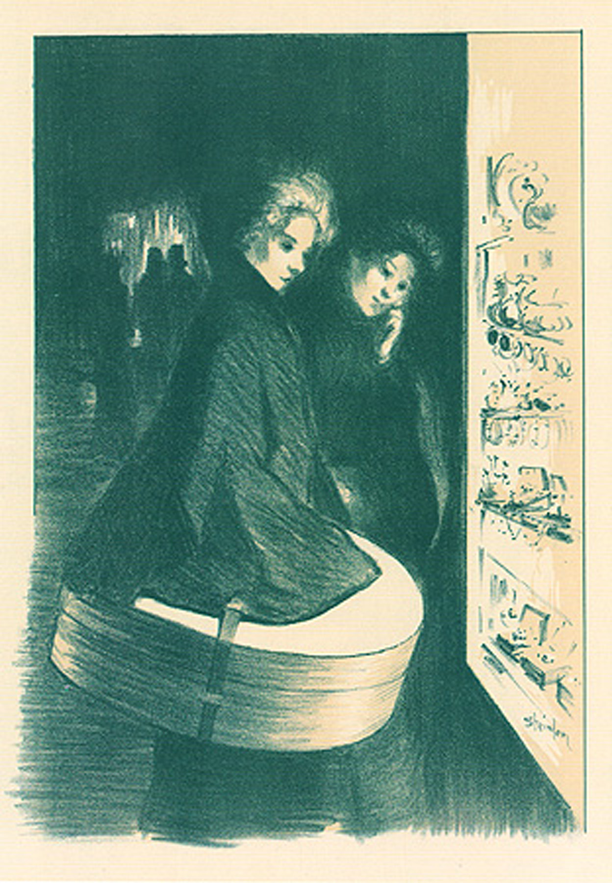 Two Women, "Maitres de l'Affiche" special plate F