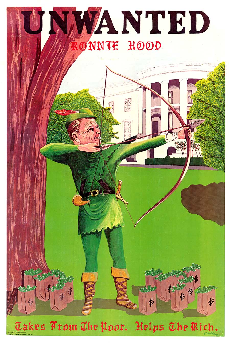 UNWANTED Ronnie Hood Whitehouse lawn