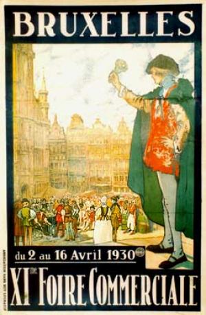 Vintage Poster: Bruxelles - XI Foire Commerciale