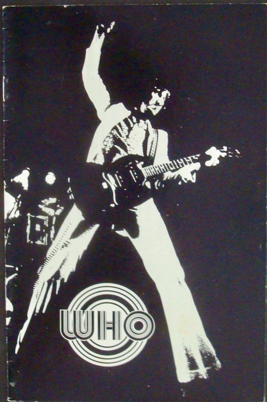 Who: UK Tour 1971 Program