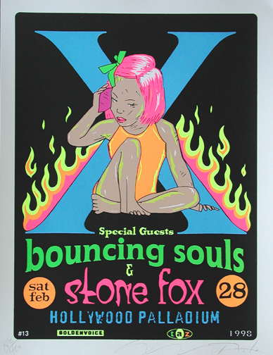 X Concert Poster