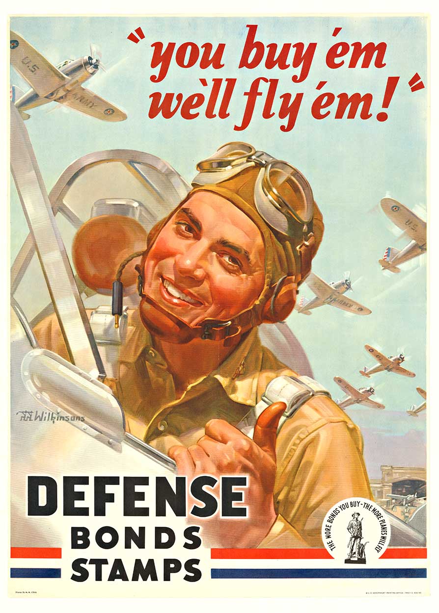 'You buy 'em  We'll fly 'em! Defense Bonds L