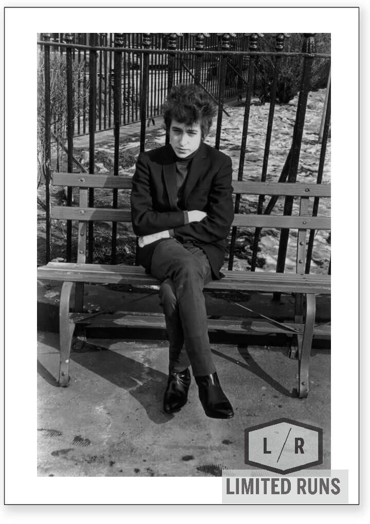 Bob Dylan On Bench In Sheridan Square Park