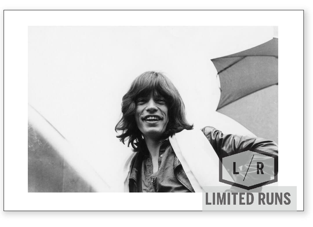 Mick Jagger Poses On Fifth Avenue